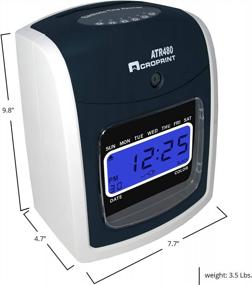 img 1 attached to Efficient Time Tracking Made Easy: Acroprint ATR480 Totalizing Time Clock Bundle