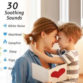 img 3 attached to 🌙 Q-White DailyBody Sound Machine: White Noise Sleep Machine with 30 Soothing Sounds, 12 Colors Night Light, Adjustable Volume, and Easy Operation – Enhance Sleep Quality, Relaxation, and Stylish Décor