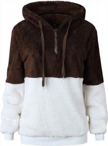img 1 attached to Women'S Fuzzy Double-Layer Zip Pullover Hoodie Coat - Sizes S To XXL