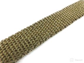 img 1 attached to 🔥 Thermal Zero Titanium LAVA Exhaust Heat Header Pipe Wrap Roll - 1 Inch Wide X 50 Feet Long - Handles up to 3000°F - LV116150