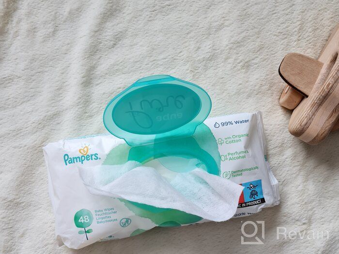 img 3 attached to Pampers Aqua Pure Wipes: Four-Pack for Gentle and Effective Baby Care review by En En Shiu ᠌