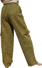 img 1 attached to Comfortable And Functional: RaanPahMuang Cargo Pants With 4 Pockets And Side Leg Pockets