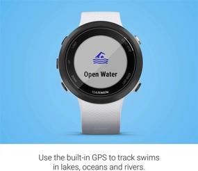 img 1 attached to Garmin Swim 2 GPS Swimming Smartwatch With Wearable4U Power Pack Bundle (Whitestone)