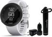 garmin swim 2 gps swimming smartwatch with wearable4u power pack bundle (whitestone) logo