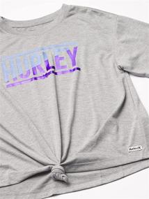 img 1 attached to 👚 Shop Now: Trendy Hurley Girls Graphic T-Shirt, X Large - Girls' Clothing - Tops, Tees & Blouses