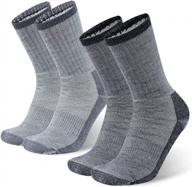 rtzat merino wool hiking socks - thermal, moisture wicking & cushioned for outdoor activities логотип