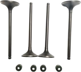 img 3 attached to JINFANNIBI Cylinder Head Intake and Exhaust Valve Kit for Sportrax 400 TRX400EX TRX400X XR400 XR400R 2x4 1996-2014 - 14711-KCY-670 14721-KCY-670 Compatible