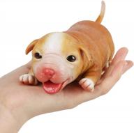 get your very own lifelike vollence 6.3-inch full body silicone reborn mini companion baby dog pets doll logo