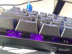 img 7 attached to Игровая клавиатура Razer Huntsman Mini 60%: Быстрые переключатели клавиатуры - Линейные оптические переключатели - Подсветка Chroma RGB - Колпачки клавиш PBT - Встроенная память - Классический черный