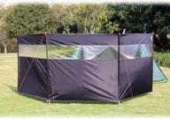 hikeman camping windbreaks stove windscreen – beach windshield shelter, sunshade screen,winter outdoor caravan privacy shield with top window, for garden charcoal grills bbq picnic logo