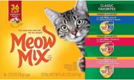 🐈 разнообразный набор классических избранных: meow mix, 2,75 унций, 36 шт. логотип