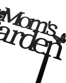 img 1 attached to Gardener Mom Birthday Outdoor Metal Yard Stake Decor 16 Inch Garden Sign Art Decoration