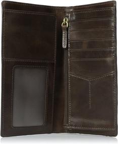 img 1 attached to 👜 Premium Brown Leather Executive Wallet by Fossil: A Timeless Essential for Sophisticated Professionals