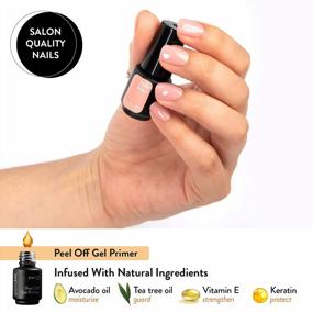 img 1 attached to Get Salon-Quality Gel Nails At Home With Sensationail'S Peel-Off Starter Kit In Nude Mood - No Acetone Needed!