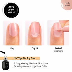img 3 attached to Get Salon-Quality Gel Nails At Home With Sensationail'S Peel-Off Starter Kit In Nude Mood - No Acetone Needed!