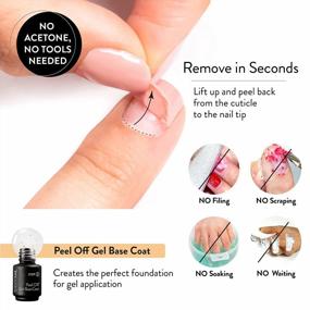 img 2 attached to Get Salon-Quality Gel Nails At Home With Sensationail'S Peel-Off Starter Kit In Nude Mood - No Acetone Needed!