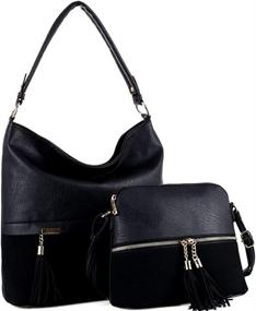 img 4 attached to Large Hardware Single Strap Leather Women's Handbags & Wallets via Hobo Bags