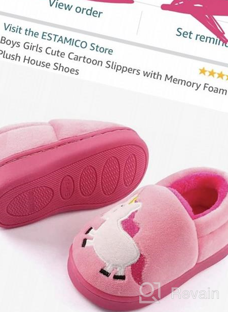 img 1 attached to 👣 Durable Cartoon Toddler Slippers: Cute Boys' Shoes for Cozy Indoor Adventures review by Joshua Sharma