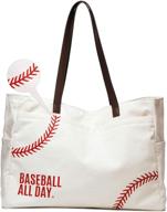 baseball handbag oversize casual embroidery women's handbags & wallets via totes logo