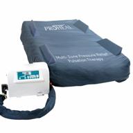 bariatric low air loss alternating pressure mattress - 54” x 80” x 8”/11"- cell on cell base - raised rails - pressure mattress for bed sores with true low air loss - stages i-iv logo