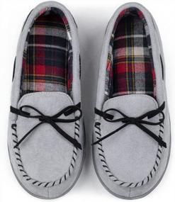img 2 attached to Light Grey RockDove Women'S Emily Moccasin Slipper - Size 8 US - Ideal For Indoor And Outdoor Wear