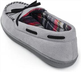 img 1 attached to Light Grey RockDove Women'S Emily Moccasin Slipper - Size 8 US - Ideal For Indoor And Outdoor Wear