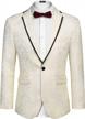 flaunt your style in coofandy men's embroidered floral suit jacket for weddings and parties logo