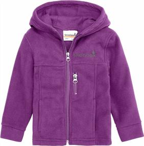 img 2 attached to Cozy Zip Up Hoodie Fleece Jacket For Toddler Boys And Girls By Snonook