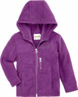 cozy zip up hoodie fleece jacket for toddler boys and girls by snonook логотип
