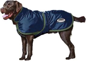 img 2 attached to 🐶 Stay Stylish and Protected with the Weatherbeeta for One Stop 600D Deluxe Dog Coat Blue/Evergreen 22