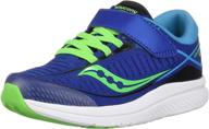 👟 saucony kinvara turquoise little girls' athletic shoes logo