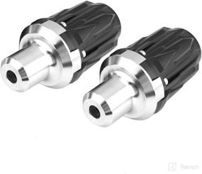 img 2 attached to KIMISS 1 * Pair Of Universal Motorcycle Anti-Crash Frame Sliders Protectors(Silver)