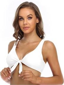 img 4 attached to SHEKINI Womens Waisted Bottoms Swimsuit Women's Clothing : Swimsuits & Cover Ups