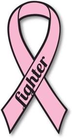 img 1 attached to 🎗️ Pink Breast Cancer Awareness Ribbon Car Magnet Decal - Durable Waterproof Design