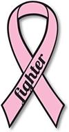 🎗️ pink breast cancer awareness ribbon car magnet decal - durable waterproof design logo
