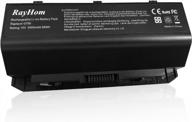 rayhom g750 replacement laptop battery - for asus g750jm g750j g750jw g750jx g750jz g750jh g750js g750y47jx-bl 0b110-00200000 0b110-00200000m series logo
