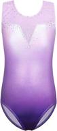 gymnastics leotards toddler athletic b268_lightpurple_6a girls' clothing ~ active логотип