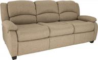 recpro 80" rv hide a bed loveseat: sleeper sofa with memory foam mattress, pull out couch for rv living room furniture (oatmeal) logo