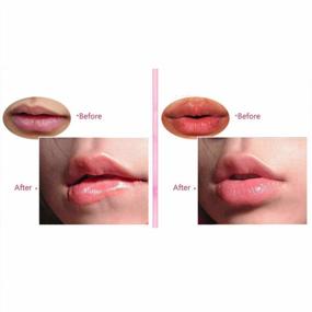 img 2 attached to Wismee 30 Pieces Collagen Crystal Lip Mask Set For Dry Lips Remove Dead Skin Reduces Fine Lines Wrinkles , Anti-Aging, Firms Hydrates Lips Pink Lip Mask Plumper Gel With Moisturer Essence For Lip Care