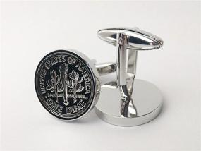 img 3 attached to 11Th Wedding Anniversary Mint Cufflinks