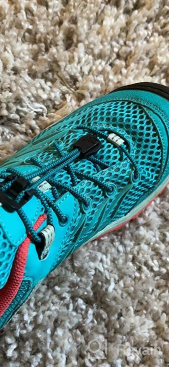 img 1 attached to XPAND Elastic No Tie Shoelaces With Quick Release Tension Control - Round Lacing - Perfect Fit For All Adult And Kids Shoes review by Timothy Castillo