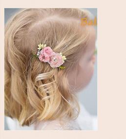 img 1 attached to Аксессуары для волос Flymind Barrettes Newborn Toddler