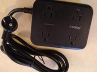 img 1 attached to Keep Your Home Safe With Our 8-Outlet Power Strip Surge Protector With 4 USB Ports And Overload Protection review by David Miller