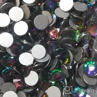 img 1 attached to Sparkle And Shine: Beadsland'S 1440Pcs Flat Back Crystal Rhinestones In Light Siam (2.7-2.8Mm) SS10 Round Gems review by Breanna Homack