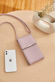 img 3 attached to Women's Small Crossbody Shoulder Wallet Pocket Handbags & Wallets: Stylish and Convenient Crossbody Bags