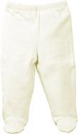 organic baby footed pajamas pants - dordor & gorgor, 100% cotton, no dyes logo