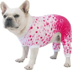 img 4 attached to 🐶 CuteBone Valentine's Day Dog Costumes - Pajamas for Cats, Pet Outfits - Soft Shirts P92L