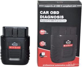 img 1 attached to 🔧 Kepouse Products OBD2 Scanner Bluetooth Code Reader & Diagnostic Tool for 96% of Petrol Vehicles - Bluetooth 4.0 - Displays Current Sensor Data - Fuel System Status, Coolant Temperature, More" -> "Kepouse OBD2 Scanner Bluetooth Code Reader & Diagnostic Tool - 96% Compatibility with Petrol Vehicles - Bluetooth 4.0 - Display of Current Sensor Data - Fuel System Status, Coolant Temperature, and More