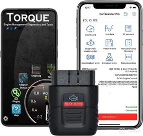 img 2 attached to 🔧 Kepouse Products OBD2 Scanner Bluetooth Code Reader & Diagnostic Tool for 96% of Petrol Vehicles - Bluetooth 4.0 - Displays Current Sensor Data - Fuel System Status, Coolant Temperature, More" -> "Kepouse OBD2 Scanner Bluetooth Code Reader & Diagnostic Tool - 96% Compatibility with Petrol Vehicles - Bluetooth 4.0 - Display of Current Sensor Data - Fuel System Status, Coolant Temperature, and More