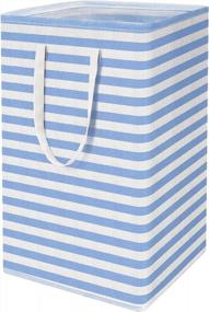 img 4 attached to Large 75L WISELIFE Laundry Hamper With Handles - Water Resistant, Collapsible & Freestanding Storage Basket For Clothes And Toys.